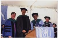 Group photo of Dr. Spencer Amory at commencement